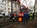 KVB Zug entgleist Koeln Suelz Suelzguertel P039